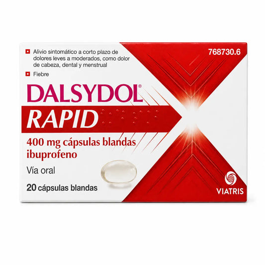 Dalsydol Rapid 400 mg, 20 pehmeää kapselia