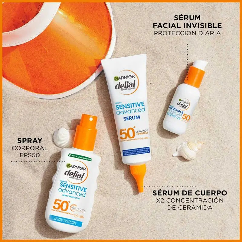 Delial Serum Invisible Super UV SPF50 päivittäinen aurinkovoide, kevyt tunne, 40 ml