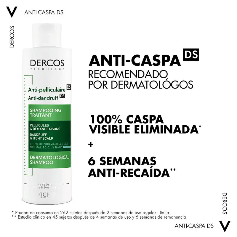 Vichy Dercos rasvaisen päänahan hilseä poistava shampo 200 ml