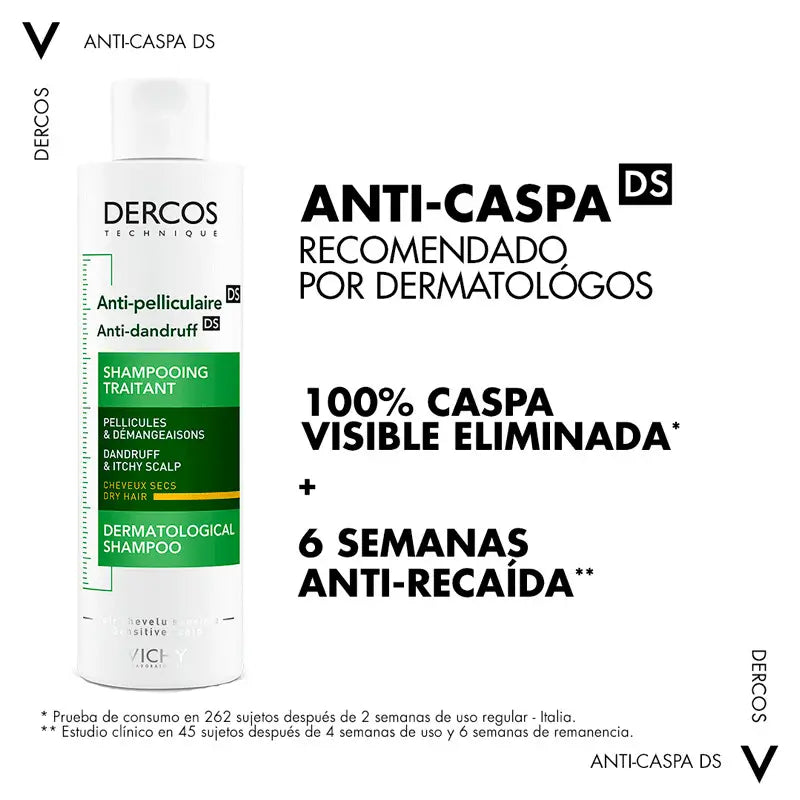 Vichy Dercos Technique kuivaan hilsettä vastaan tarkoitettu shampoo 200 ml