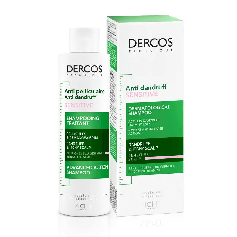 Vichy Dercos Technique -shampoo hilseen hoitoon herkälle päänahalle 200 ml
