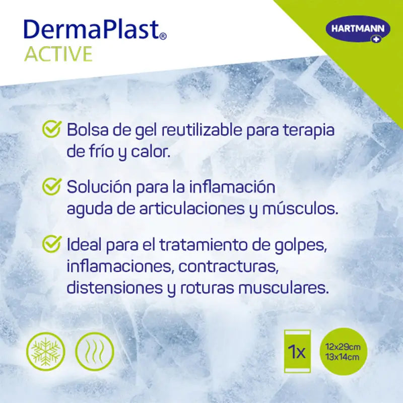 Dermaplast Active – Uudelleenkäytettävä pieni kylmä- ja lämpöpakkaus