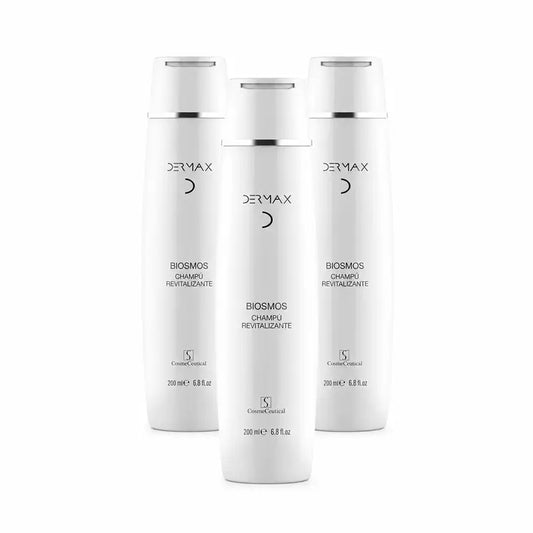 Dermax Biosmos elvyttävä shampoopakkaus, 3 x 200 ml