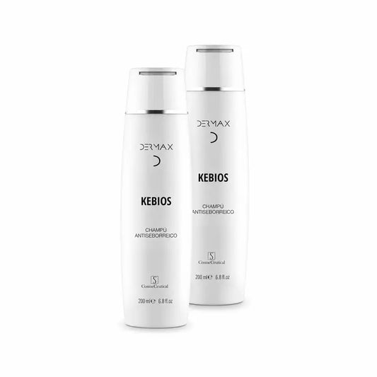 Dermax Kebios seborrean hoitoon tarkoitettu shampoo, 2 x 200 ml:n pakkaus