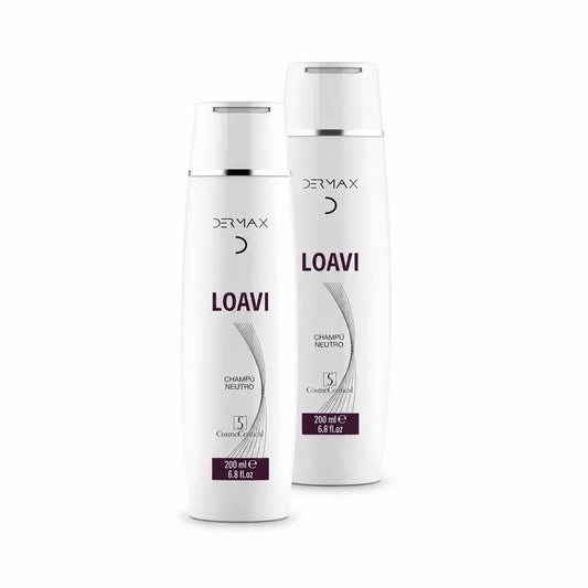 Dermax Loavi neutraali shampoo, 2 x 200 ml:n pakkaus