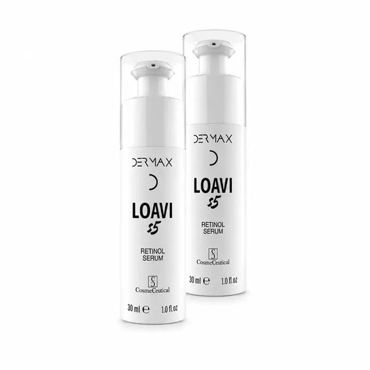 Dermax Loavi S5 Retinol-seerumi, 2 x 30 ml:n pakkaus