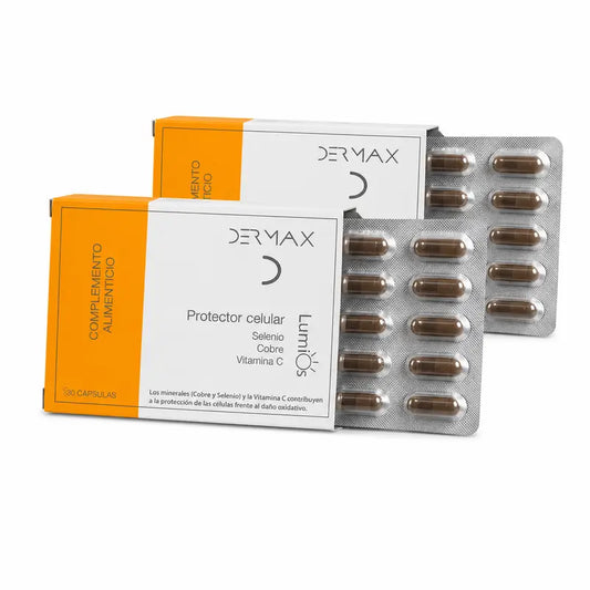 Dermax Lumios -matkapuhelinsuoja, 2 x 30 kapselin pakkaus