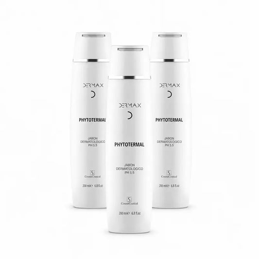 Dermax Phytotermal -ihonhoitosaippua, pH 5,5, 3 x 200 ml:n pakkaus