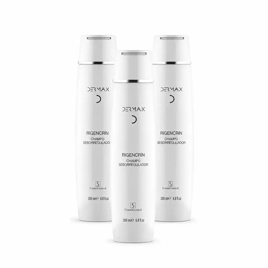Dermax Rigencrín talin tuotantoa säätelevä shampoo, 3 x 200 ml:n pakkaus