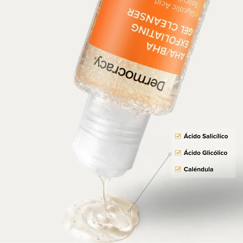 Dermocracy Ana/BHA-kuorintageelipuhdistusaine