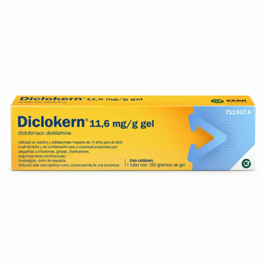 Diclokern 11,6 mg/g paikalliskäyttöön tarkoitettu geeli 100 g