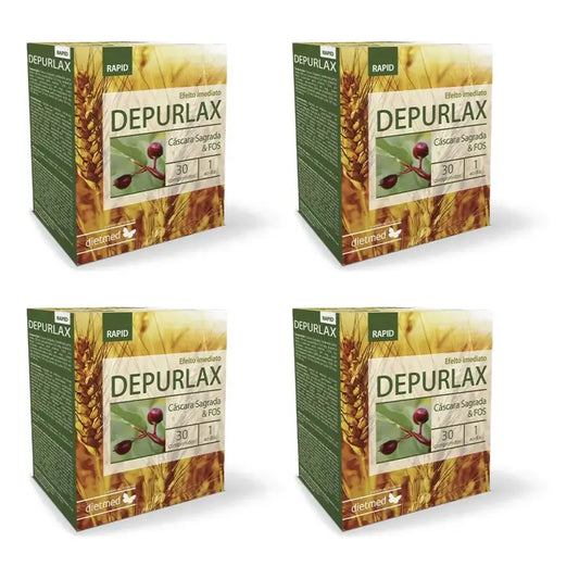 Dietmed Depurlax Rapid, 4 x 30 tablettia
