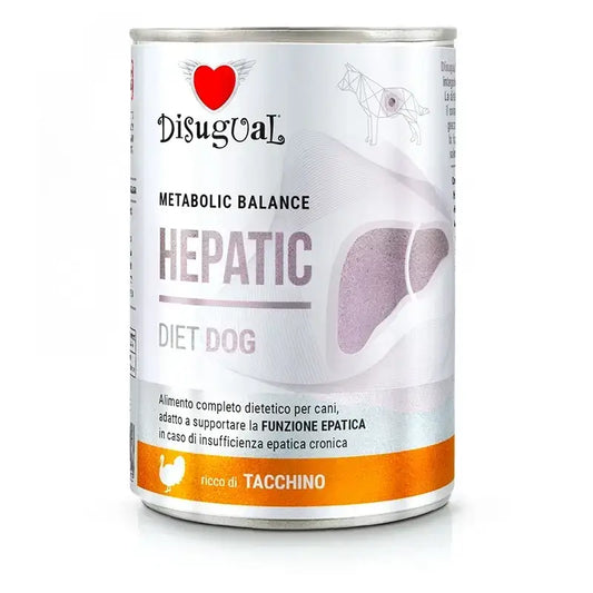 Disugual Diet Dog Hepatic Kalkkuna 6 x 400 g