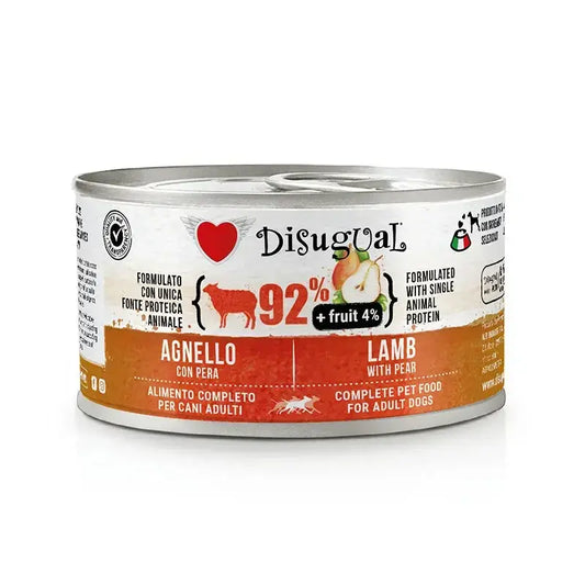 Disugual Fruit Dog -lampaanliha ja päärynä 12 x 150 g