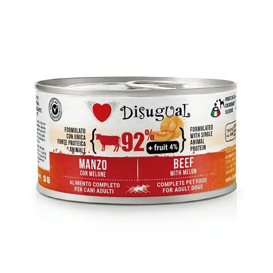 Disugual Fruit Dog Naudanliha ja meloni 12 x 150 g