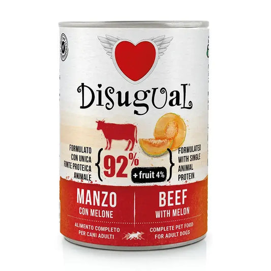 Disugual Fruit Dog - naudanliha ja meloni 6 x 400 g