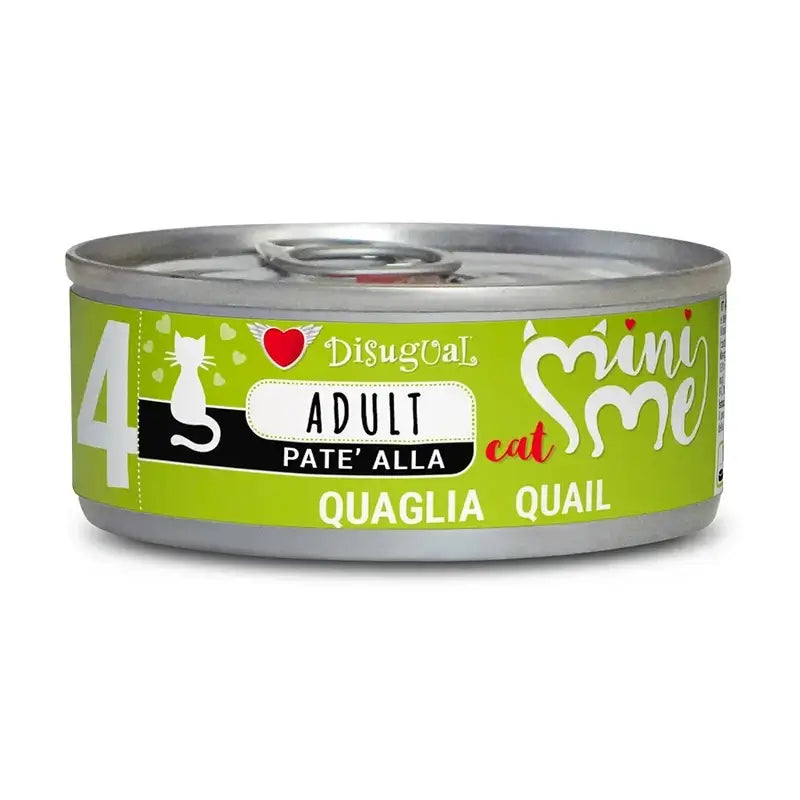 Disugual Mini-Me Kissa ja viiriäinen 12 x 85 g