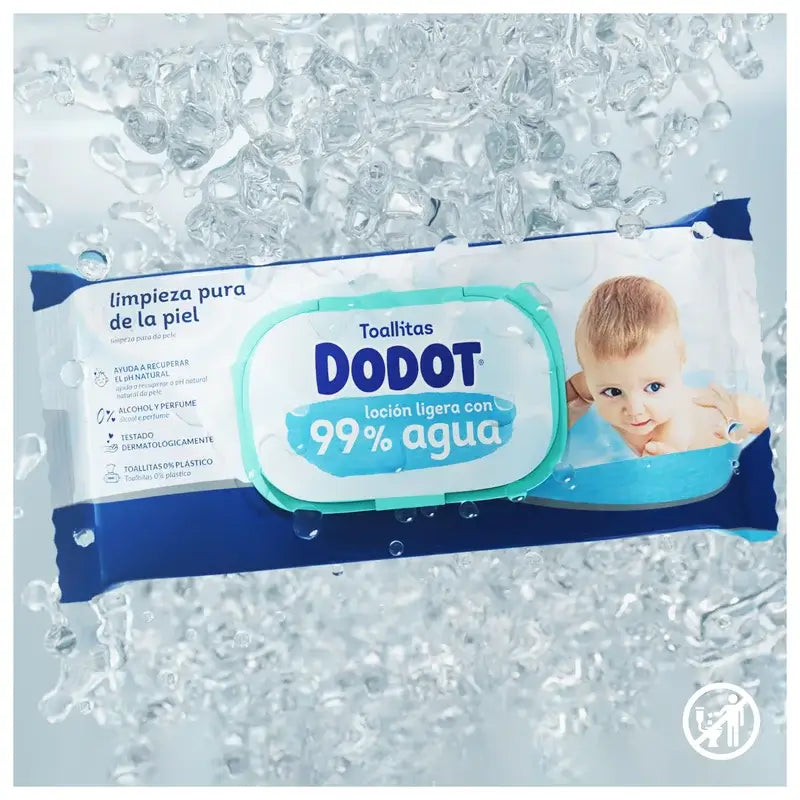 Dodot-pyyhkeet 99 % vettä, 1x60, 60 kpl