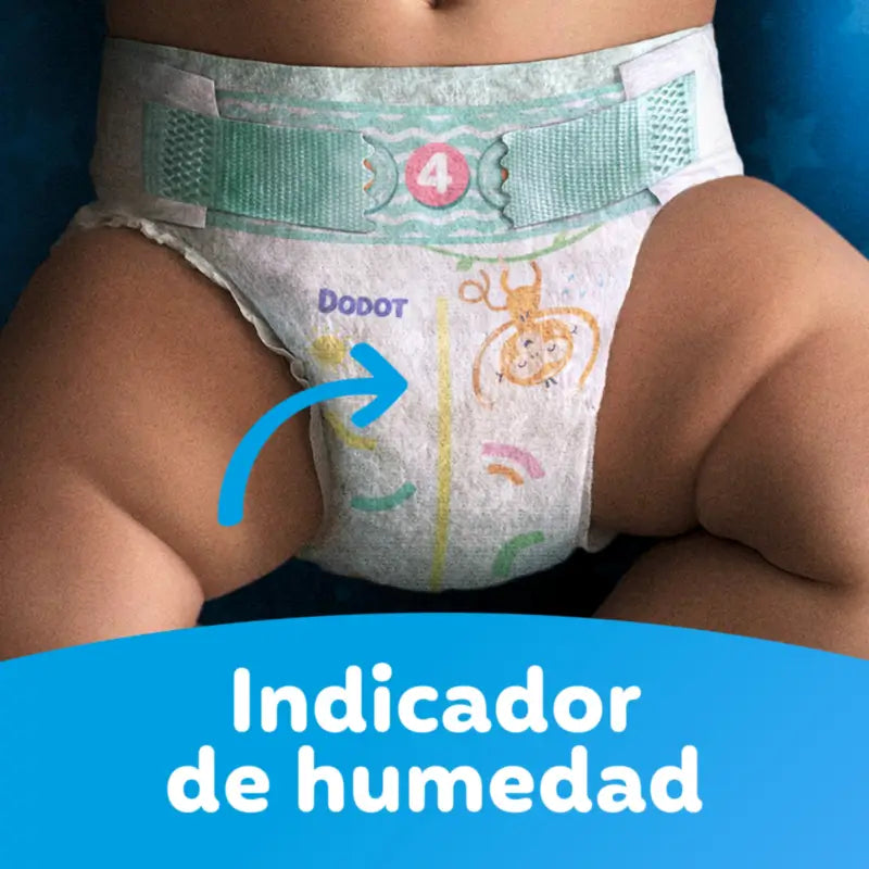 Dodot Bebé Seco, koko 4 (9–14 kg), 58 vaippaa
