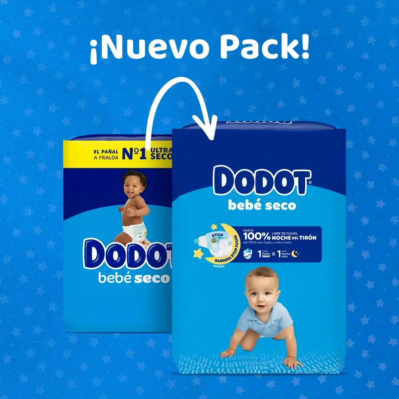 Dodot Bebé-Seco, koko 8, 54 vaippaa