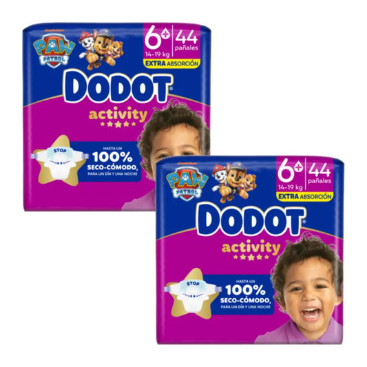 Dodot Activity, koko 6+ Extra (+14 kg), 44 vaippaa