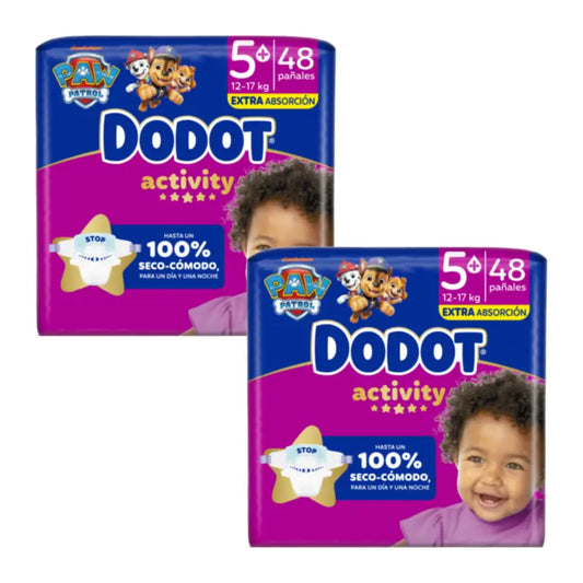 Dodot Activity, koko 5+ (12–17 kg), 48 vaippaa