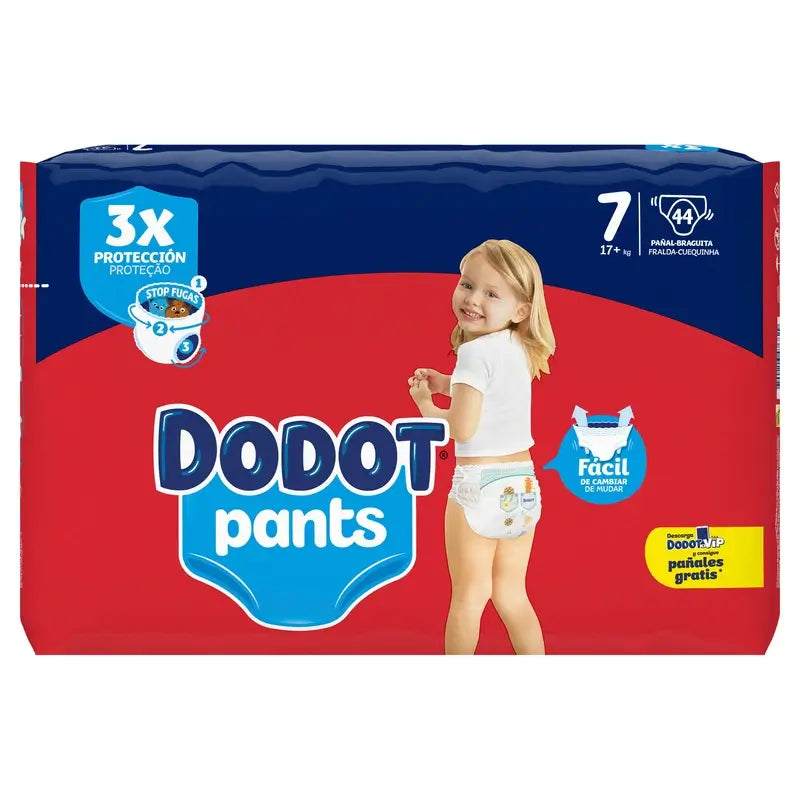 Dodot Pants Nappy Panty Size 7, 38 pcs.