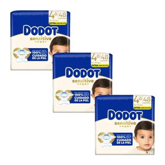 Dodot Sensitive, koko 4+, 144 vaippaa