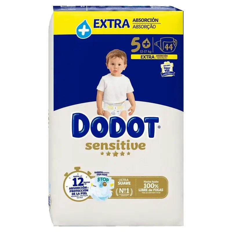 Dodot Sensitive, koko 5, 132 vaippaa