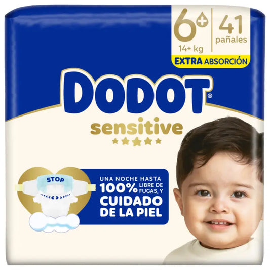 Dodot Sensitive, koko 6, 41 vaippaa