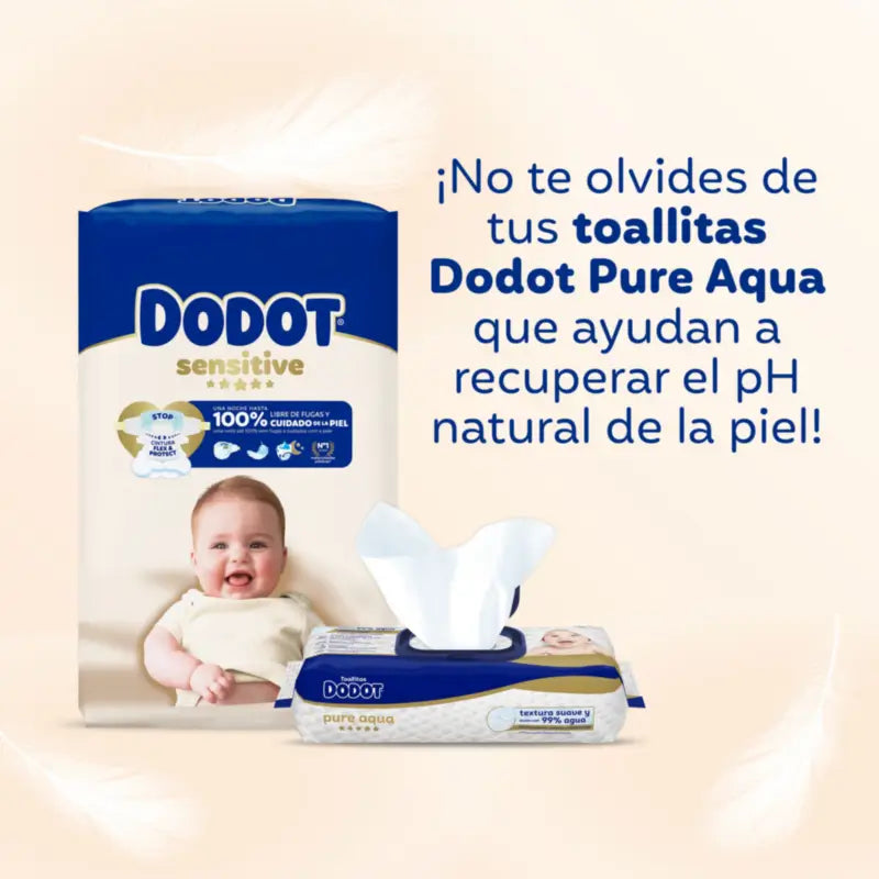 Dodot Sensitive Koko 1, vaipat, 2–5 kg, 168 kpl