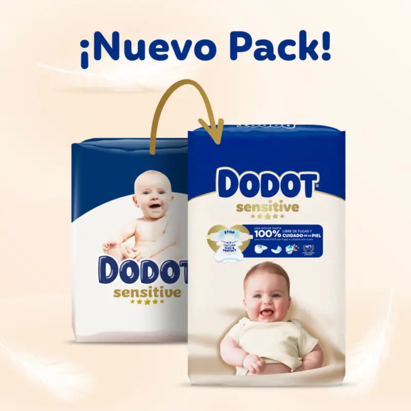 Dodot Sensitive Koko 1, vaipat, 2–5 kg, 168 kpl
