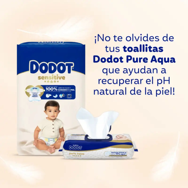 Dodot Sensitive, koko 3, vaipat, 6–10 kg, 148 kpl