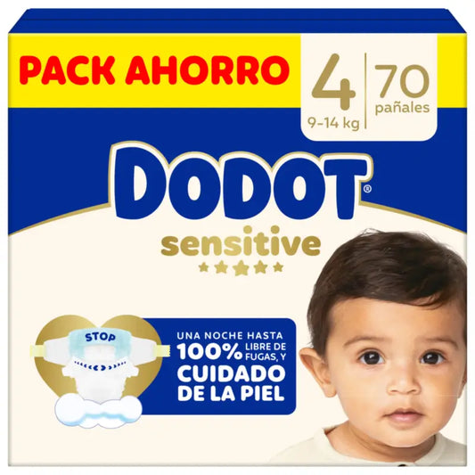 Dodot Sensitive Box, koko 4, 70 vaippaa