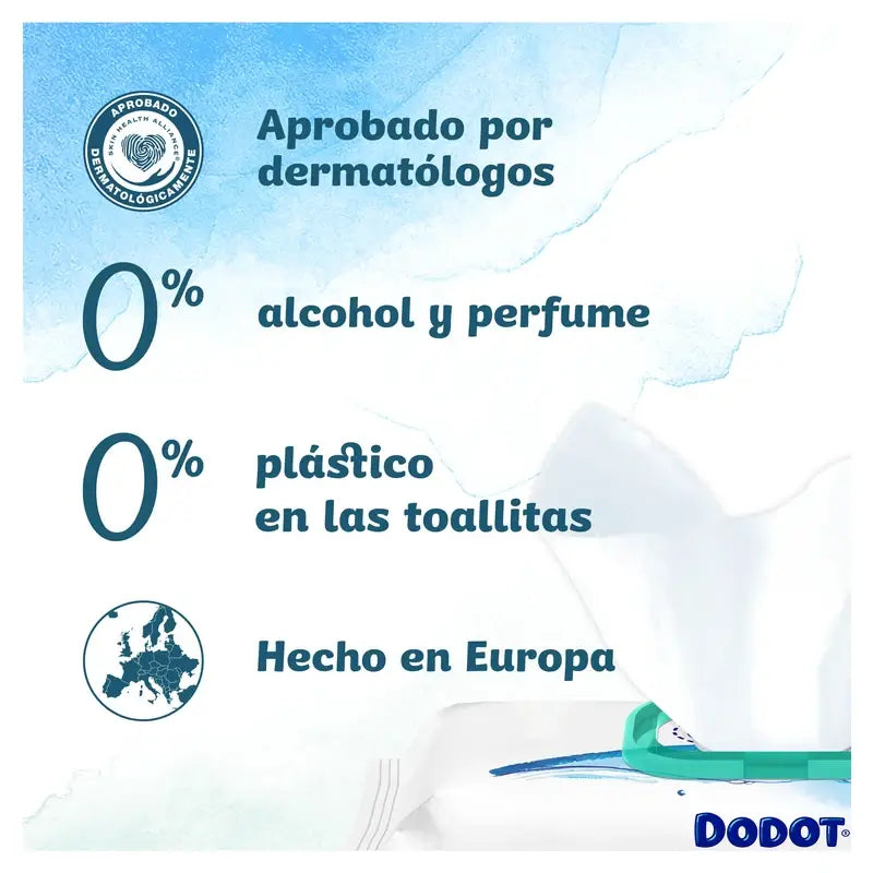 Dodot Aqua Total Care -pyyhkeet, 48 kpl
