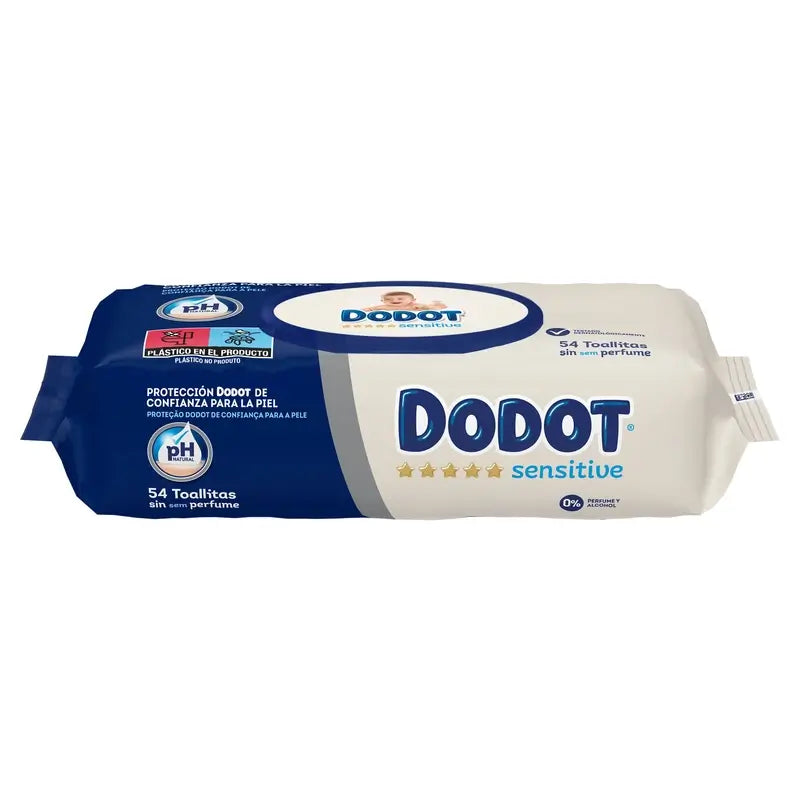 Dodot Sensitive -pyyhkeet, 1 x 54 (54 kpl)