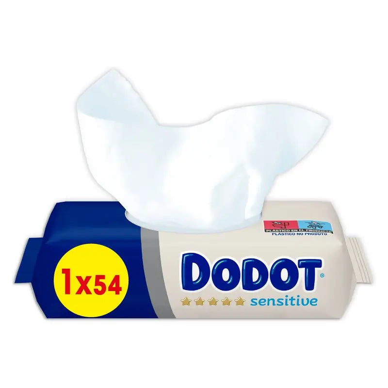 Dodot Sensitive -pyyhkeet, 1 x 54 (54 kpl)