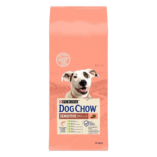 Dog Chow Canine Adult Sensitive Salmon 14 kg, koiranruoka