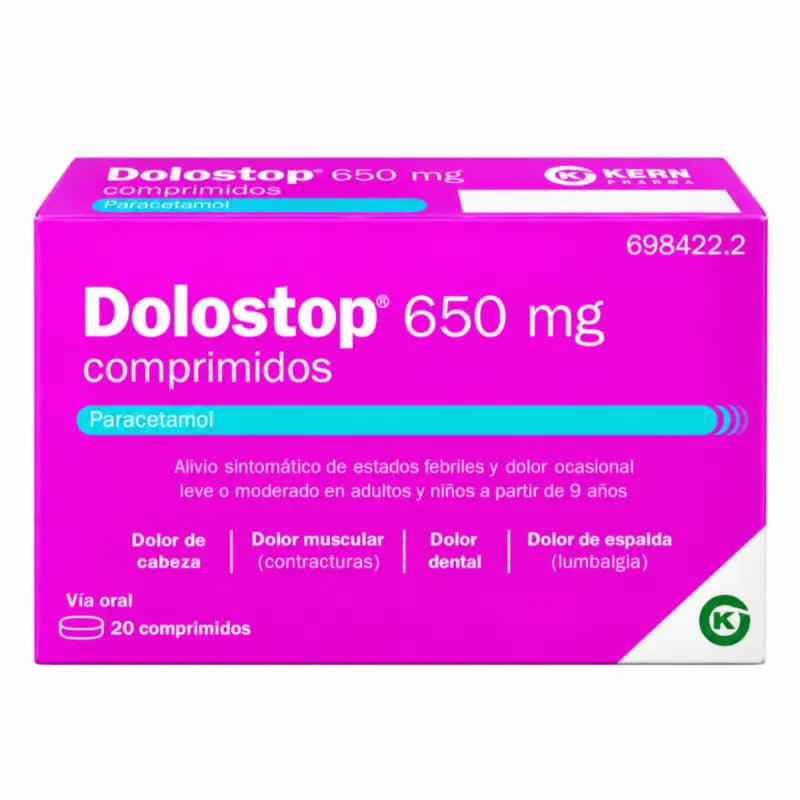 Dolostop 650 mg, 20 tablettia