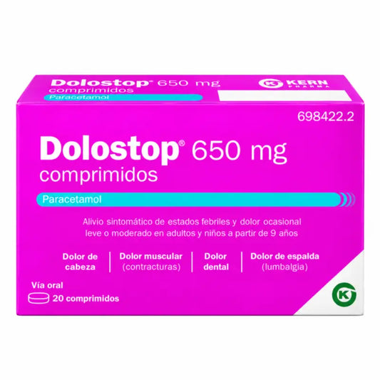 Dolostop 650 mg, 20 tablettia