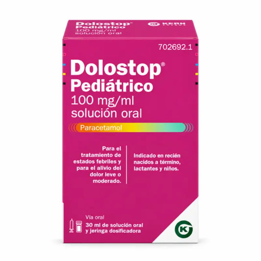 Dolostop Pediátrico 100 mg/ml suun kautta otettava liuos 30 ml