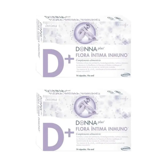 Donnaplus Flora Intima Immuno , 2X14 Capsules
