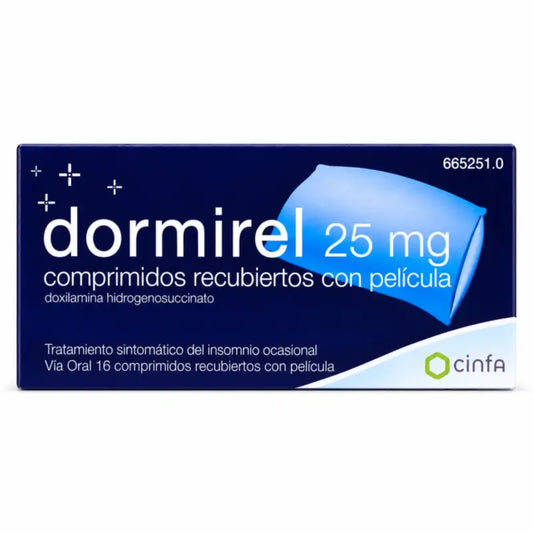 Dormirel 25 mg 16 päällystettyä tablettia