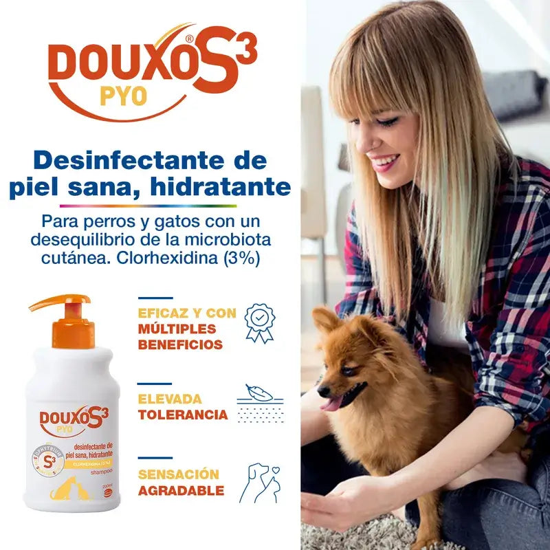 Douxo S3 Pyo suojaava shampo, 200 ml