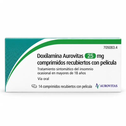 Doxilamina Aurovitas 25 mg, 14 päällystettyä tablettia