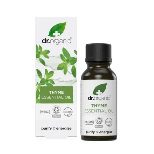 Dr.Organic: orgaaninen ja 100 % puhdas timjamiöljy (tymoli), 10 ml