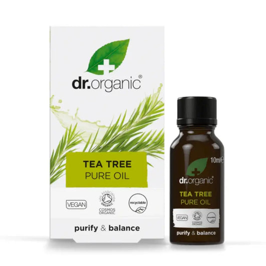 Dr.Organic Puhdas teepuuöljy kaikille ihotyypeille, 10 ml