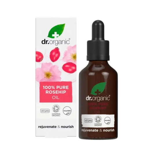Dr.Organic 100 % puhdas ruusunmarjaöljy, 50 ml