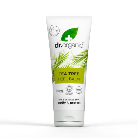 Dr.Organic Halkeilevien kantapäiden hoitoaine, teepuu, 100 ml