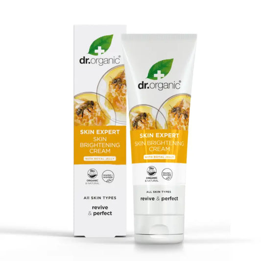 Dr.Organic Skin Expert -kevyt ja hehkuva voide, jossa on kuninkaallista hyytelöä, 125 ml